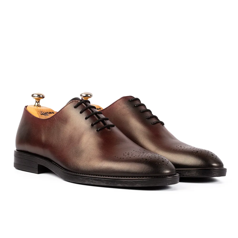 Lucas Shoes 900 pantofi eleganți bordeaux piele