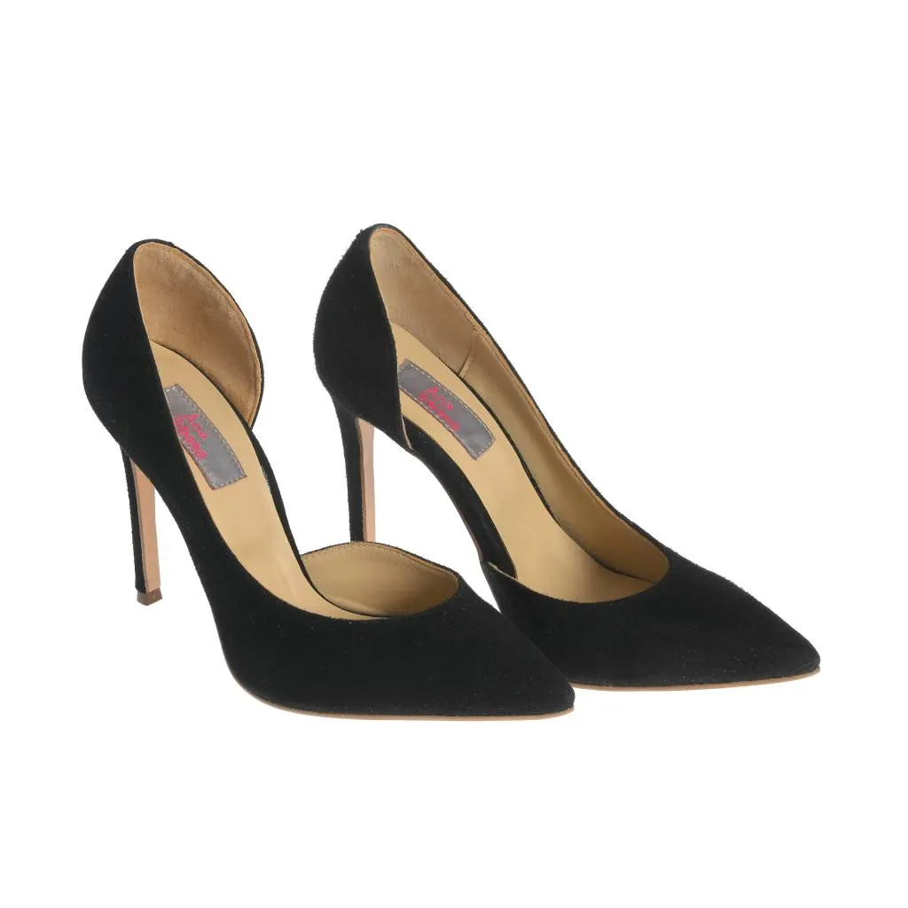 Ana Urbana Shoes Austin pantofi negri toc inalt