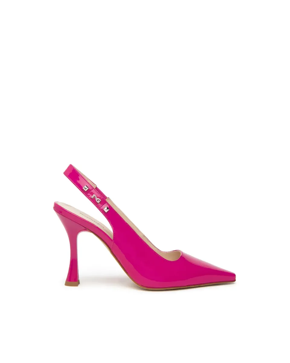 NeroGiardini pantofi dama lac slingback primavara