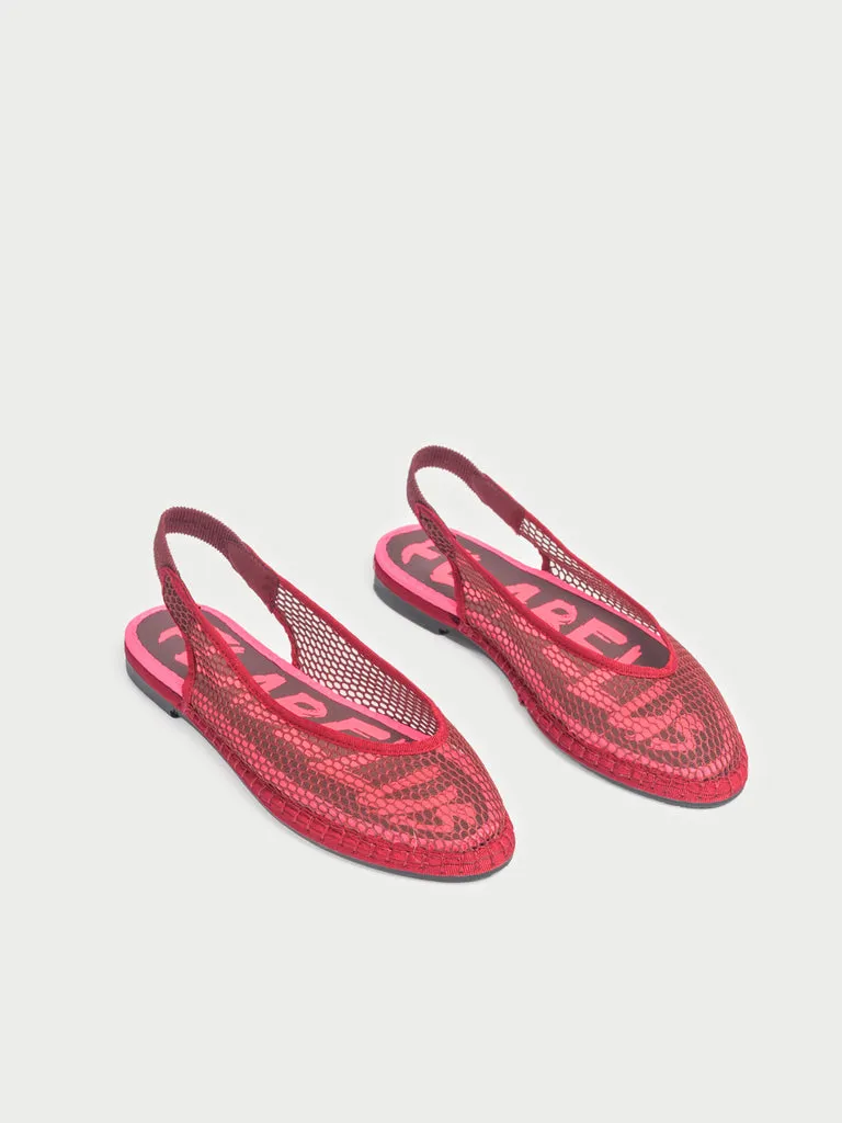Flagelus Narnia pantofi plasa grenat banda elastica