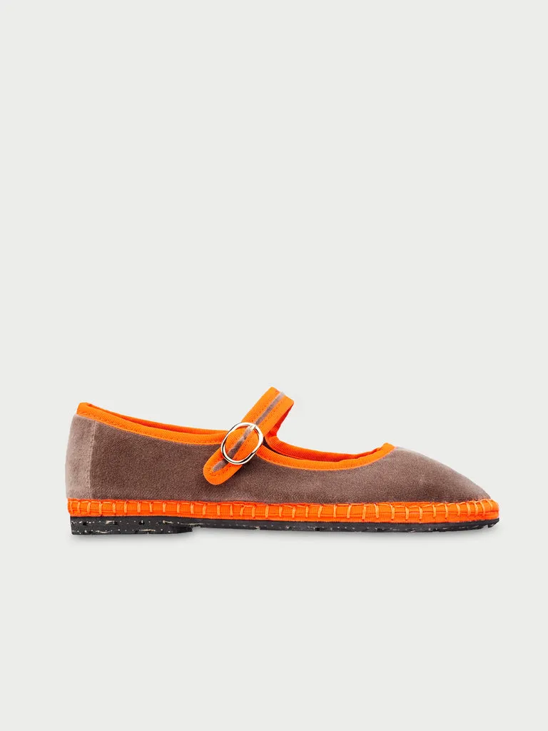 Flagelus Cora pantofi mary jane bej