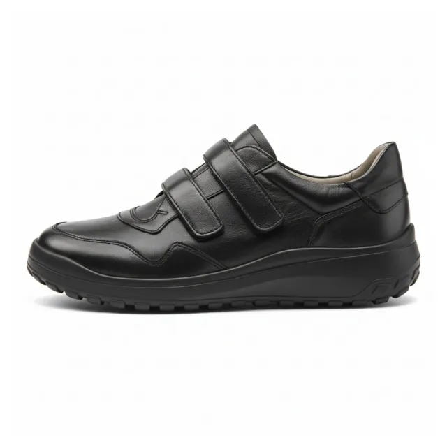 BÄR Jori sneakers piele negri velcro