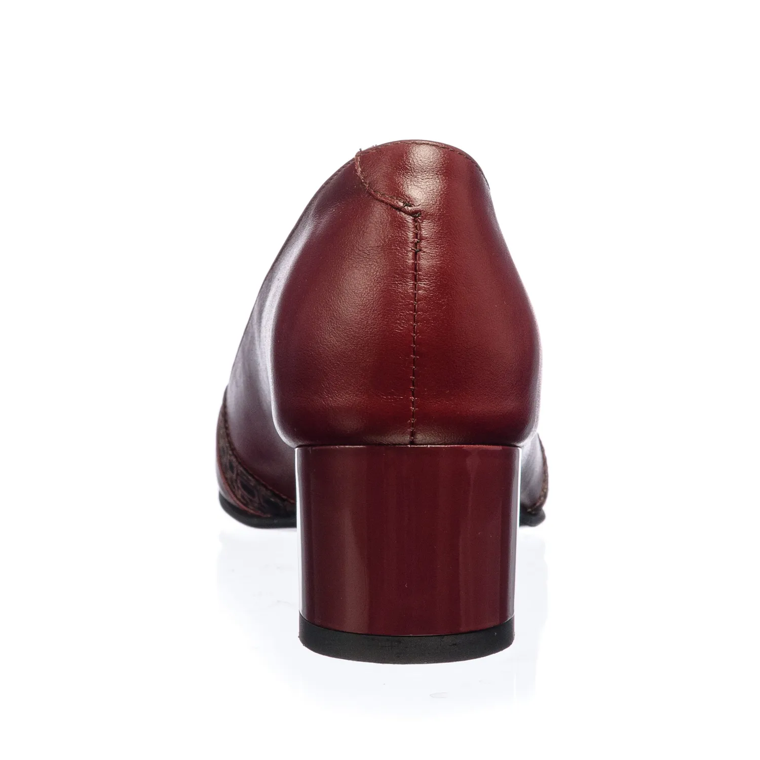 Catinca Shoes 016 BP pantofi piele bordo poney