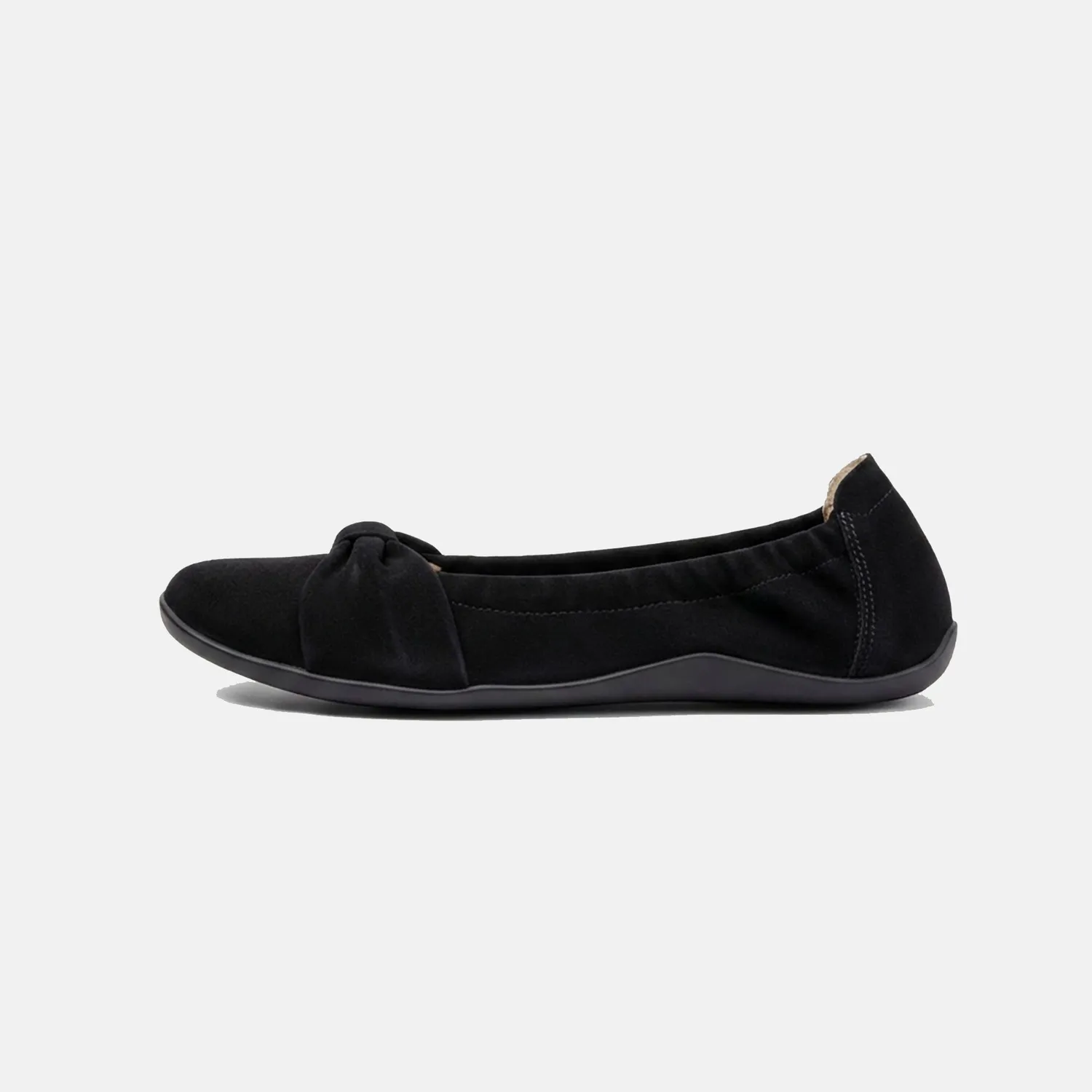 Bär B Barefoot Elly balerini negri piele capră