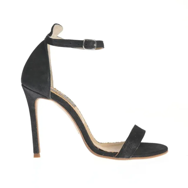 Ana Urbana Shoes New Orleans sandale negre toc stiletto