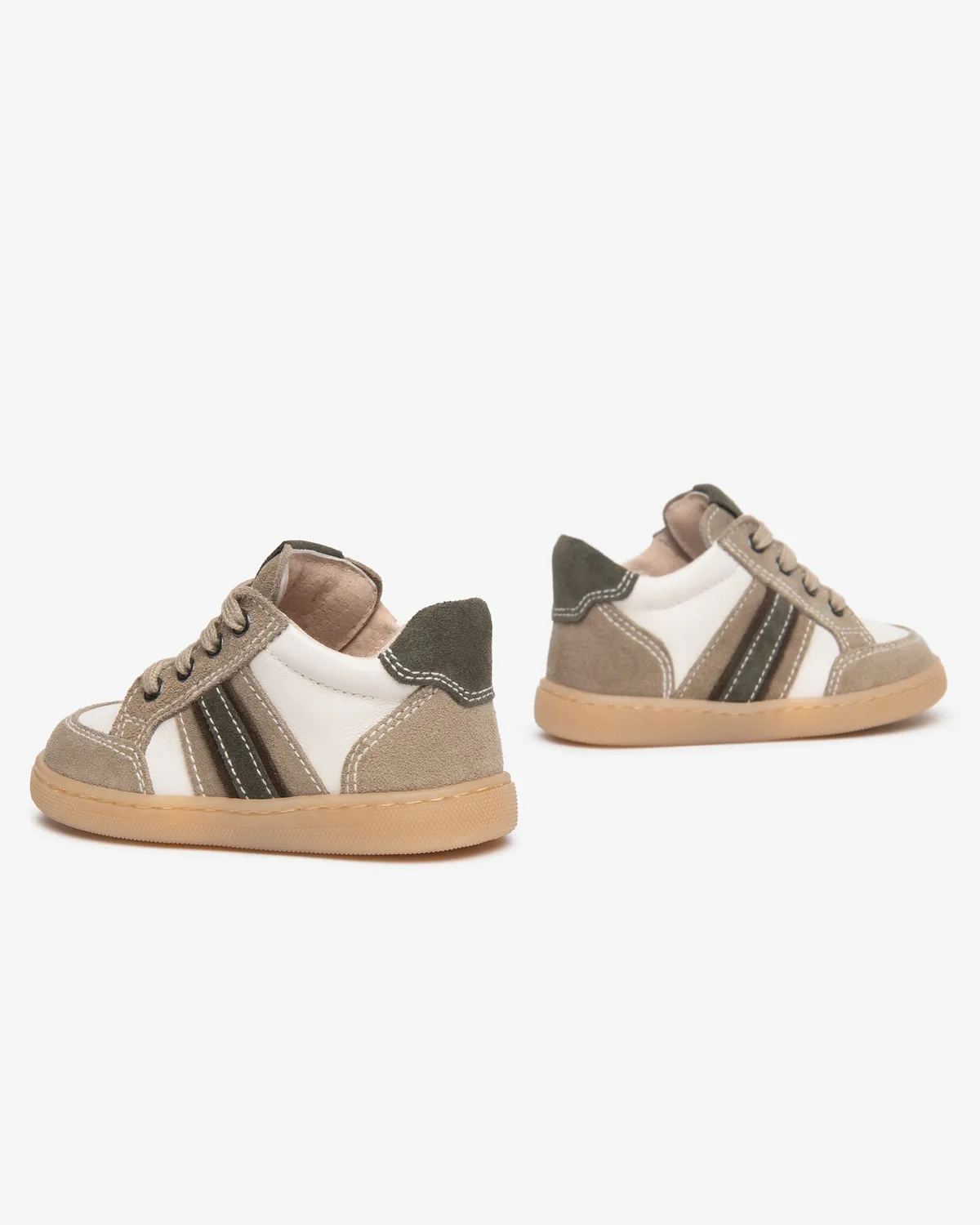 NeroGiardini Junior sneakers piele baieti cu fermoar