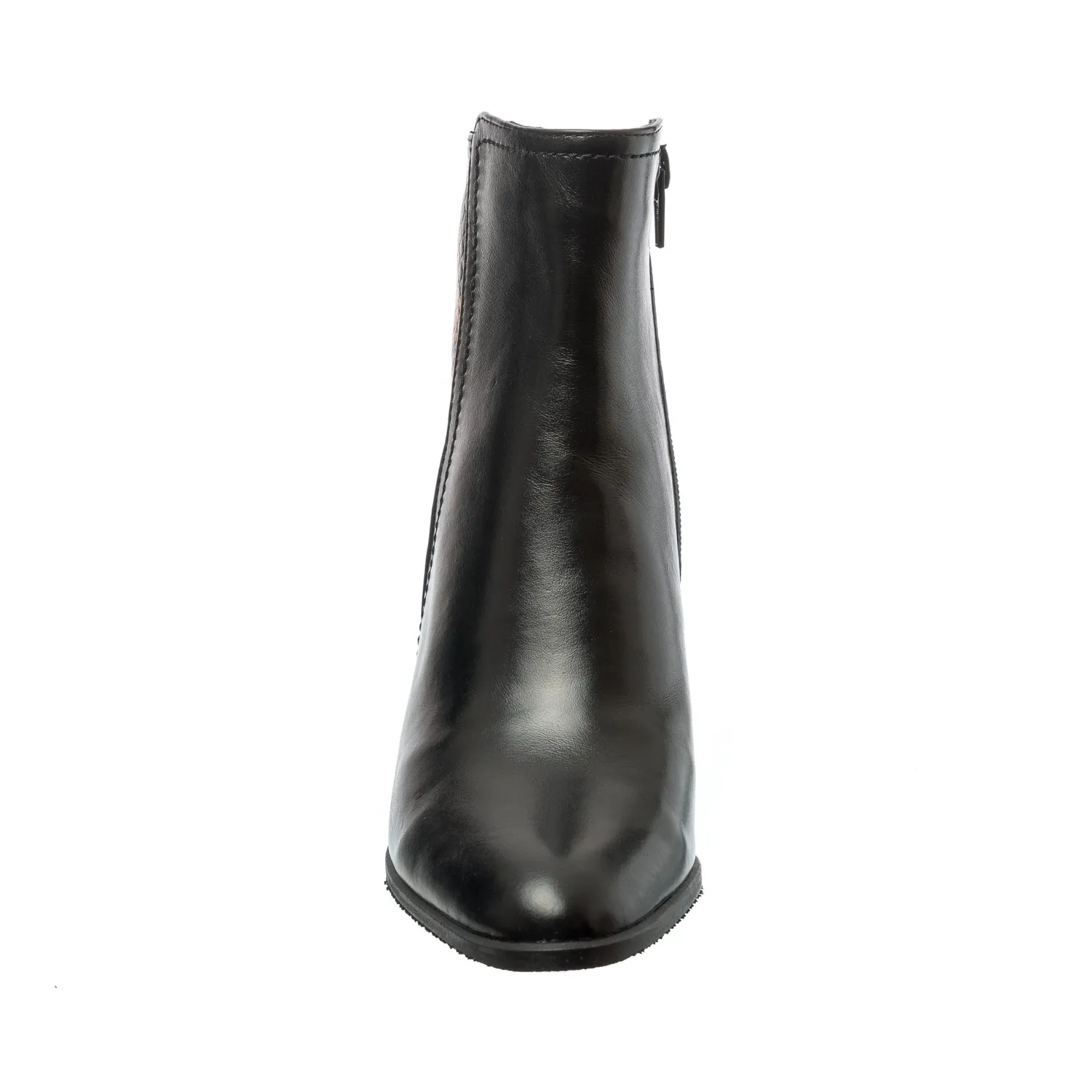 Catinca Shoes GX31 NBSG ghete piele negre sarpe galben