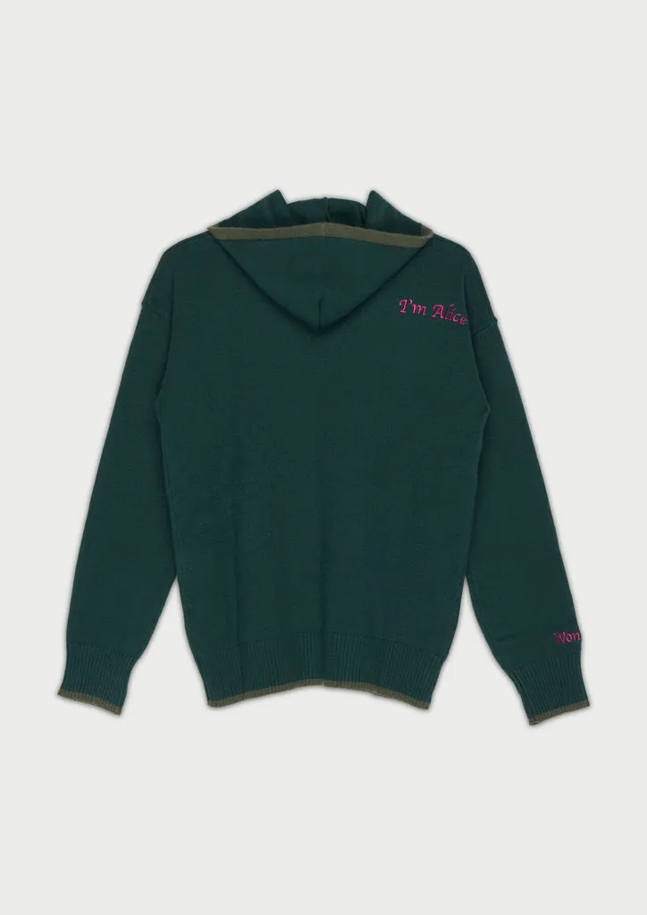 Flagelus Dormouse Hooded Jumper hanorac petrol cu gluga