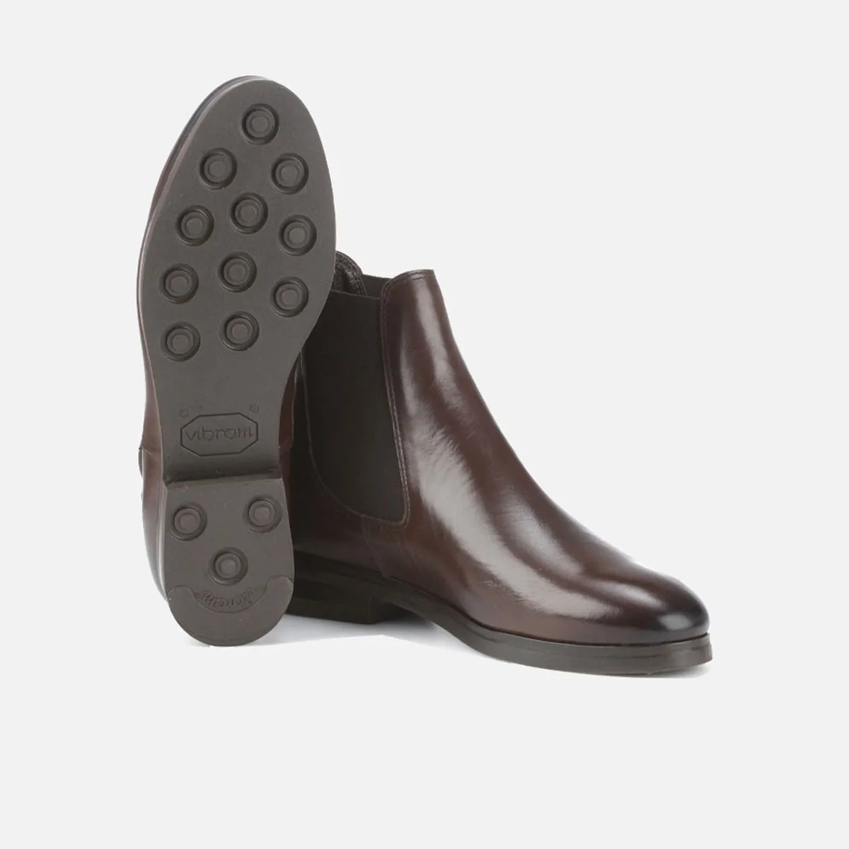 Cecilia Bringheli Sessanta botine chelsea maro piele