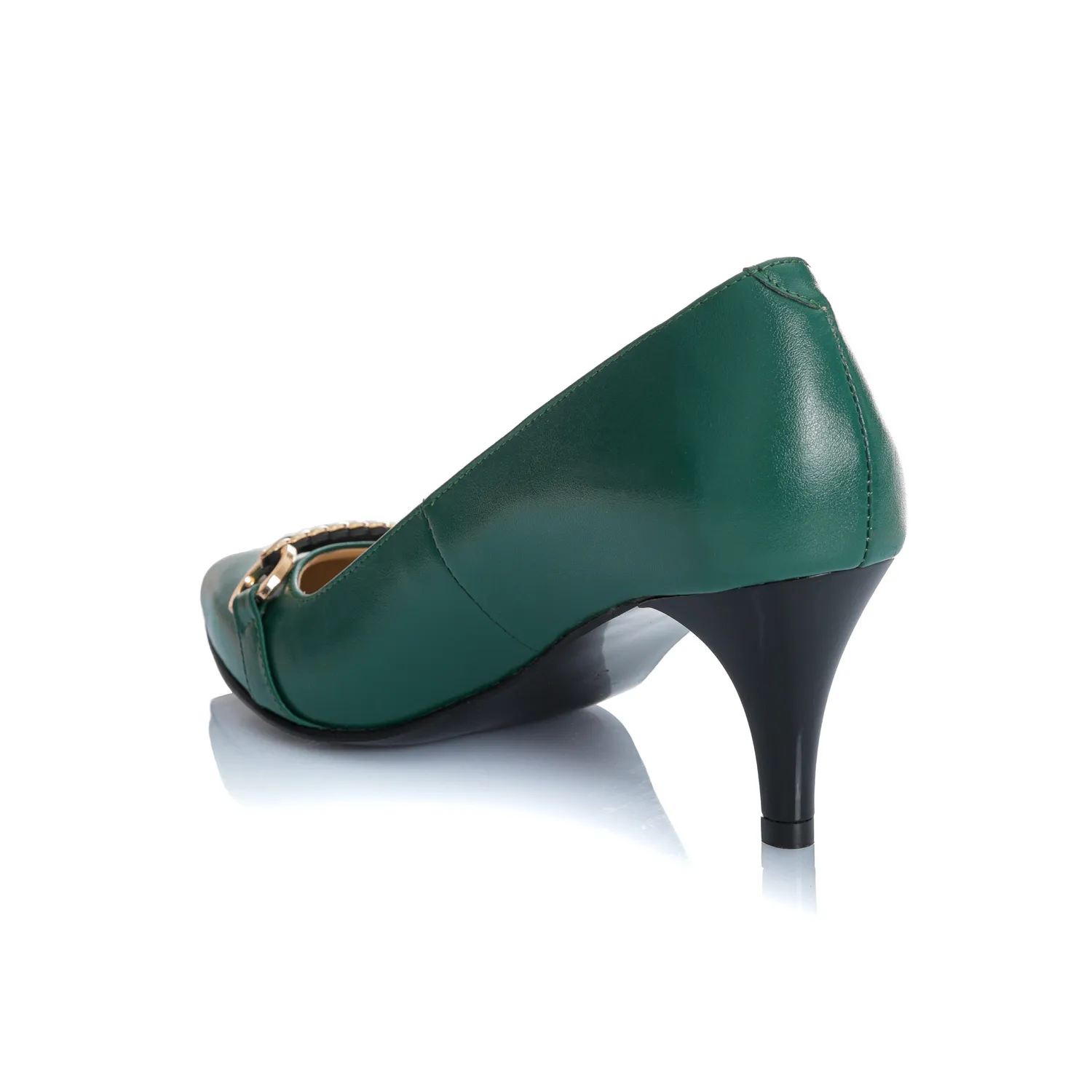 Catinca Shoes A52 VB pantofi dama piele verde box