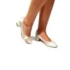 Catinca Shoes 505 BSFA pantofi damă bej sidef aurii