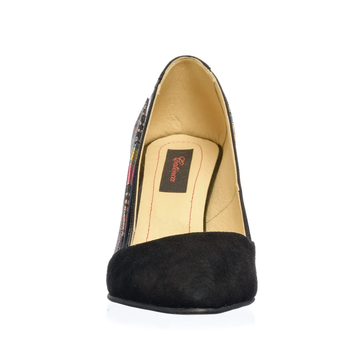 Catinca Shoes A10 NAP pantofi dama piele negru antilopa