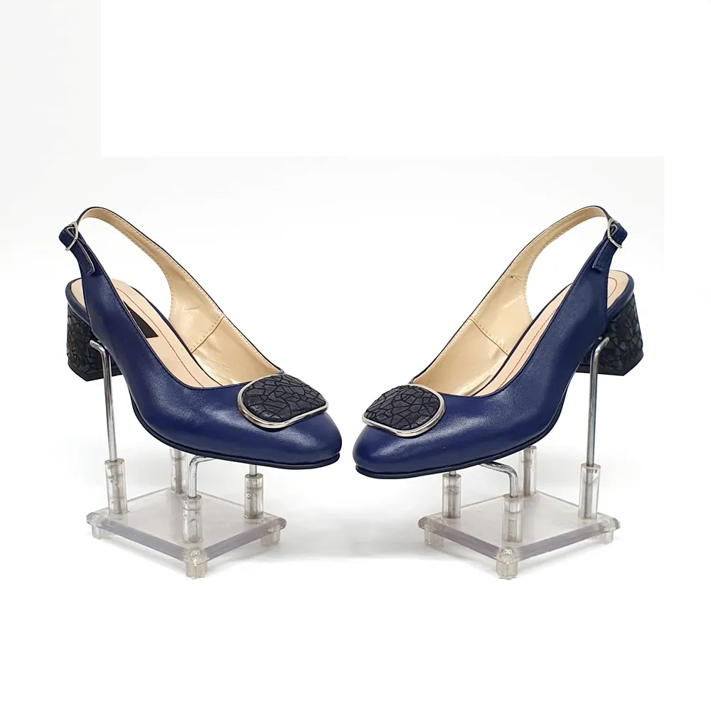 Catinca Shoes D21 BBC sandale dama piele albastru