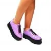 Catinca Shoes X3 L pantofi dama piele naturala lila