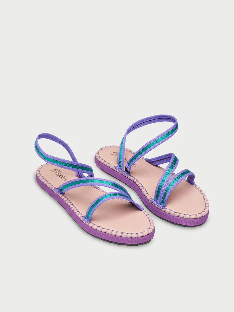 Flagelus Daisy sandale verzi flatform 2cm textil