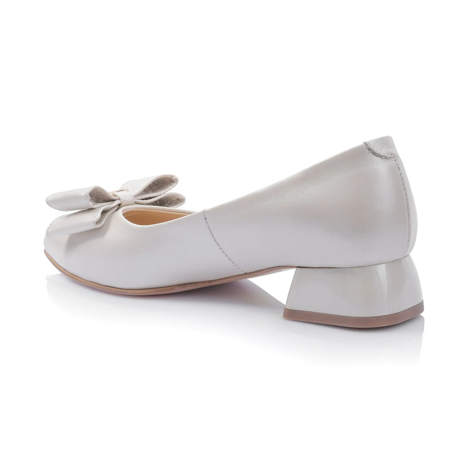 Catinca Shoes BL6 BEJ balerini damă bej box piele naturală