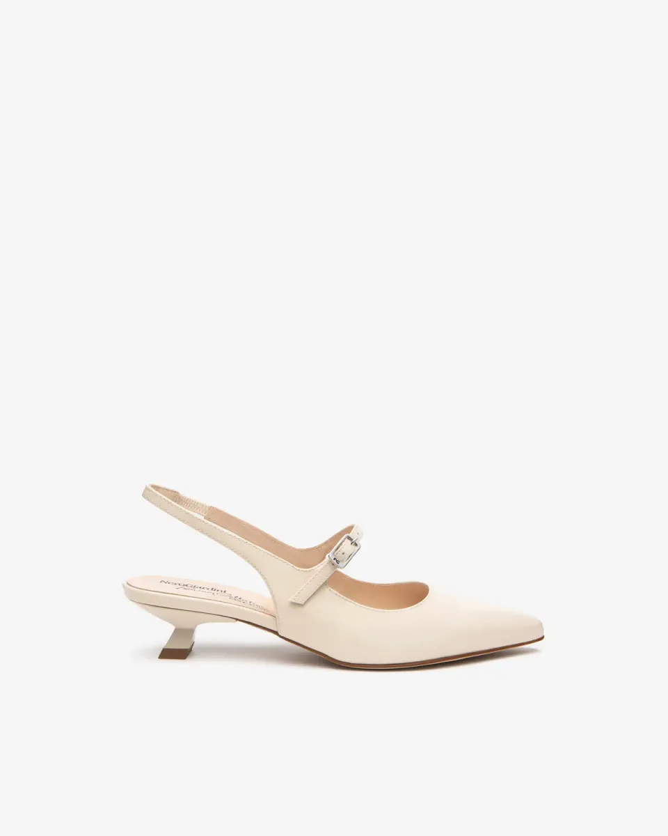Pantofi slingback damă NeroGiardini piele lăcuită