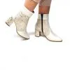 Catinca Shoes GX32 BSFA ghete dama piele bej sidef