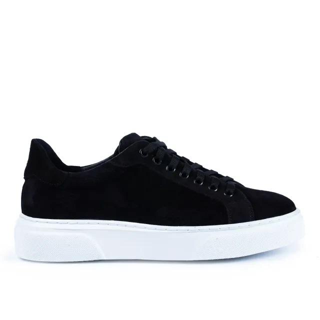 Lucas Shoes 510 sneakers velur negru barbati
