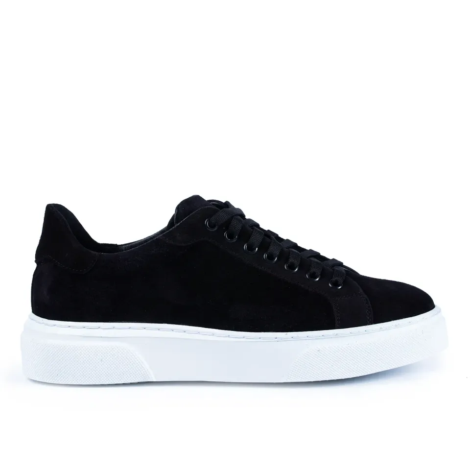 Lucas Shoes 510 sneakers velur negru barbati