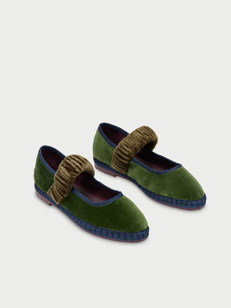 Flagelus Mafalda Triple Tone Tango Green pantofi verzi