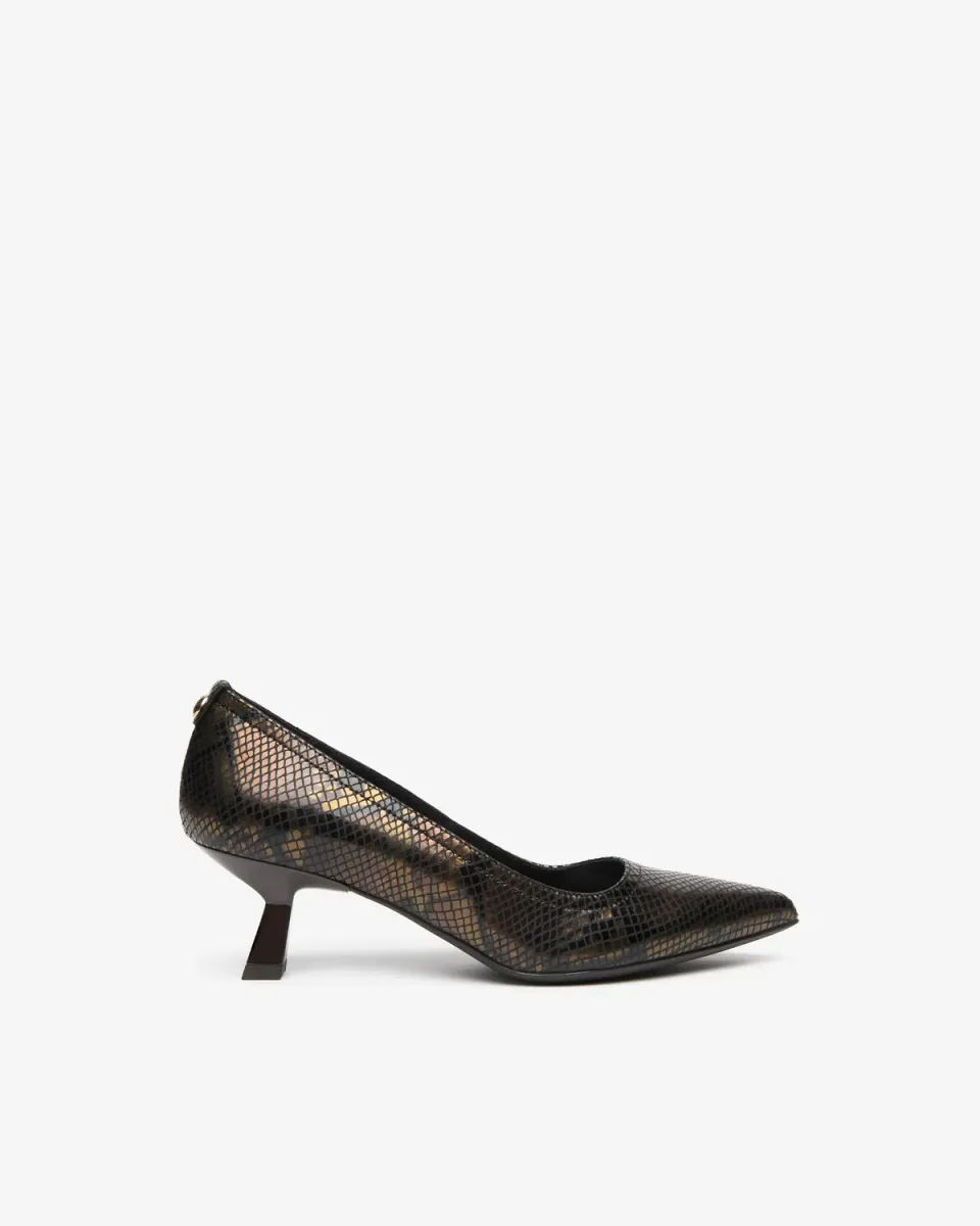 NeroGiardini pantofi dama piele sarpe toc 55mm