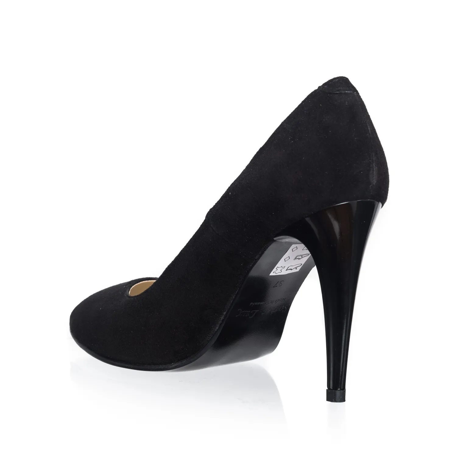Catinca Shoes 2691 NA pantofi stiletto piele naturala negru