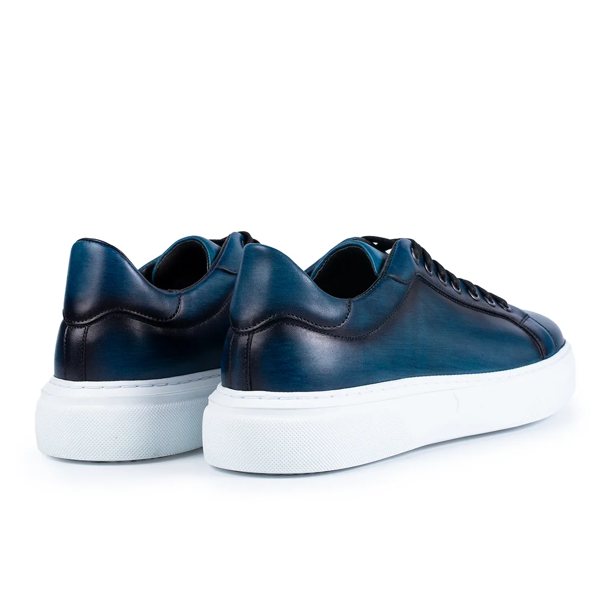 Lucas Shoes 510 sneakers blue piele naturală