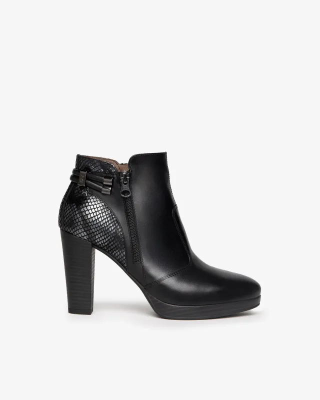 Botine piele dama NeroGiardini toamna clasice