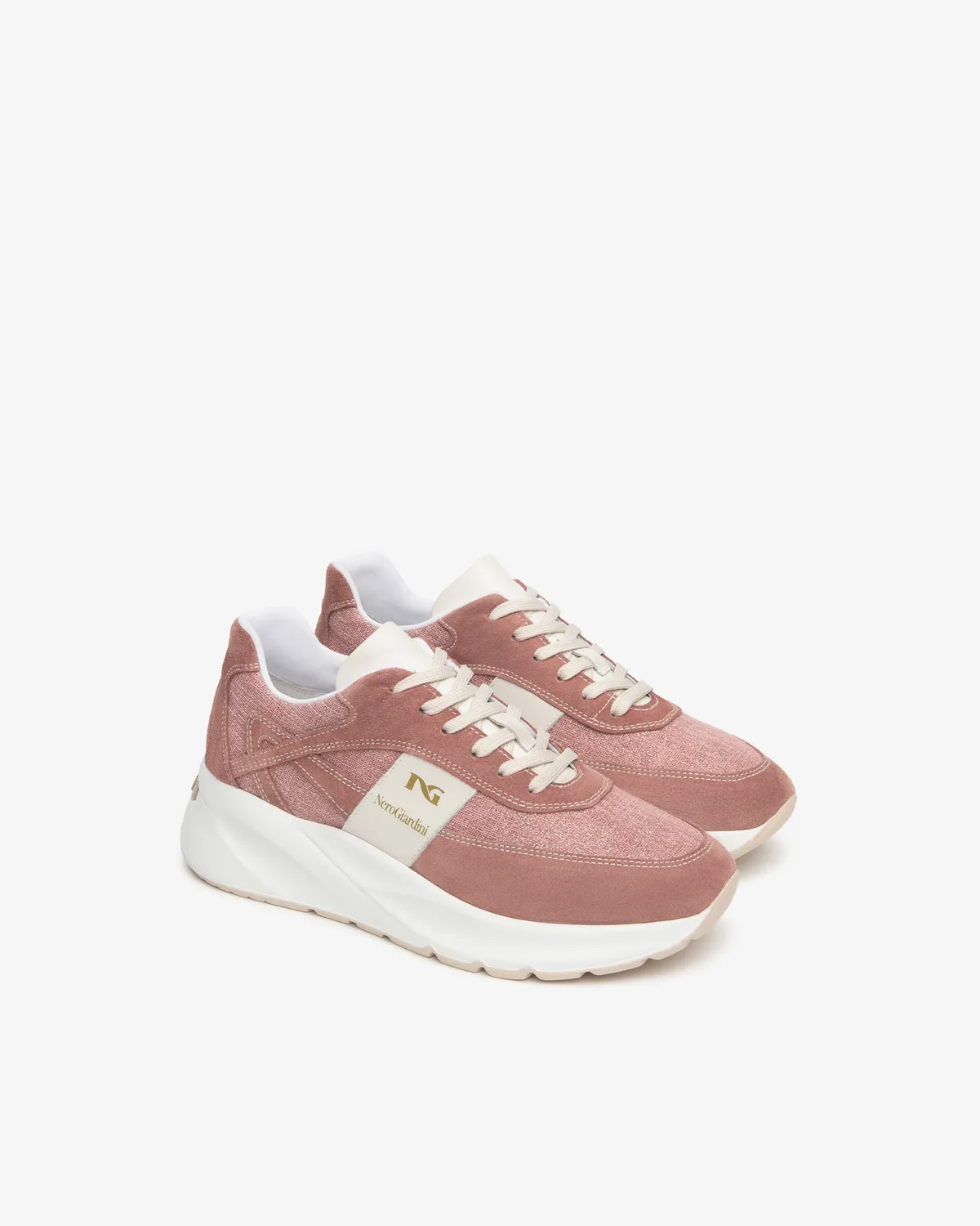 NeroGiardini sneakers dama velur textil vara