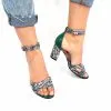 Catinca Shoes S4 VMT sandale damă verde tradițional