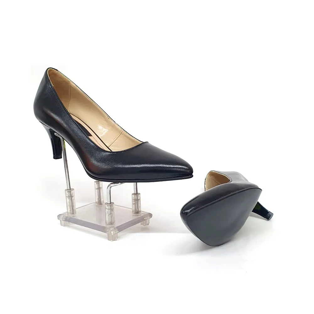 Catinca Shoes A19 NB pantofi dama piele naturala negru box