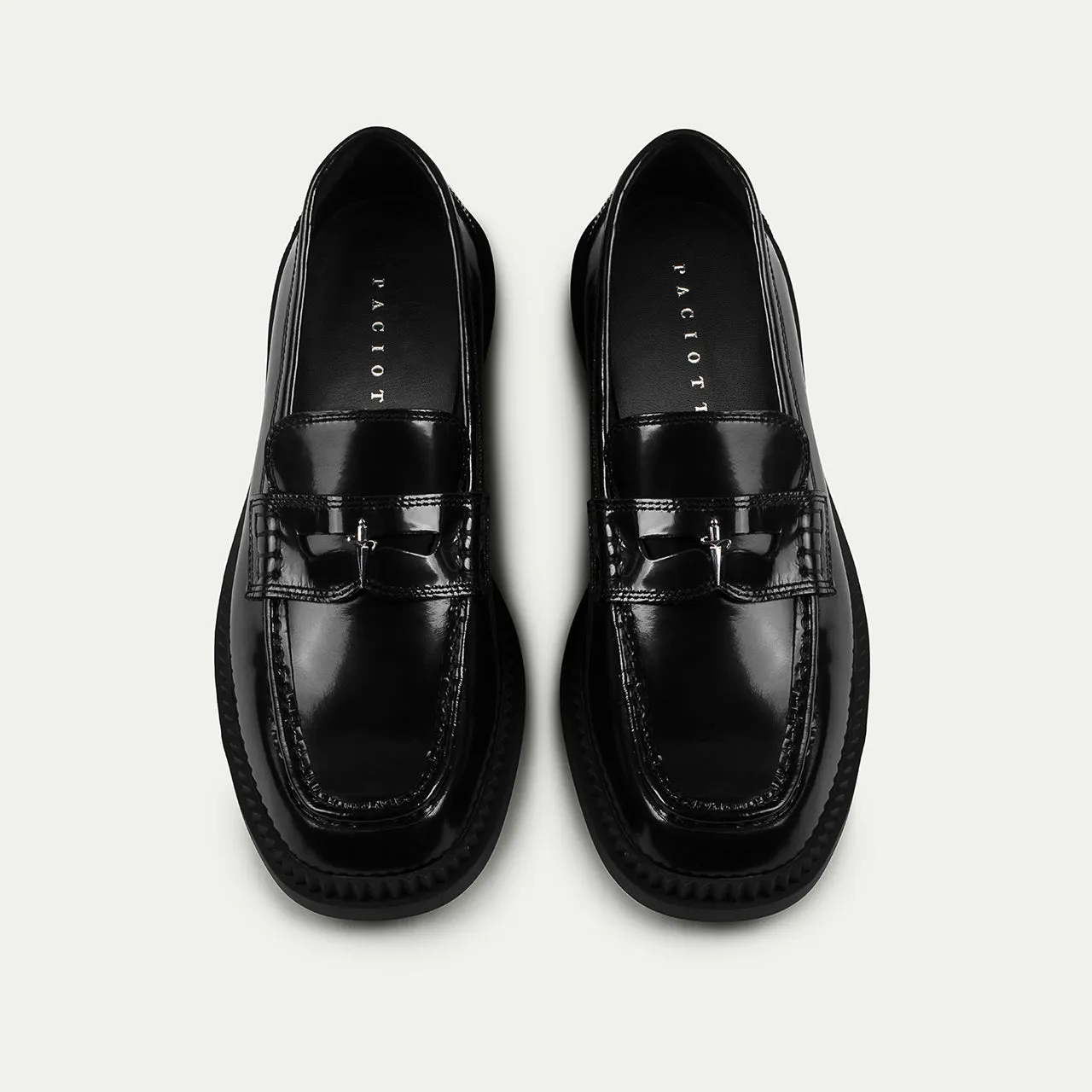 Cesare Paciotti Hybrid mocasini barbati negri piele