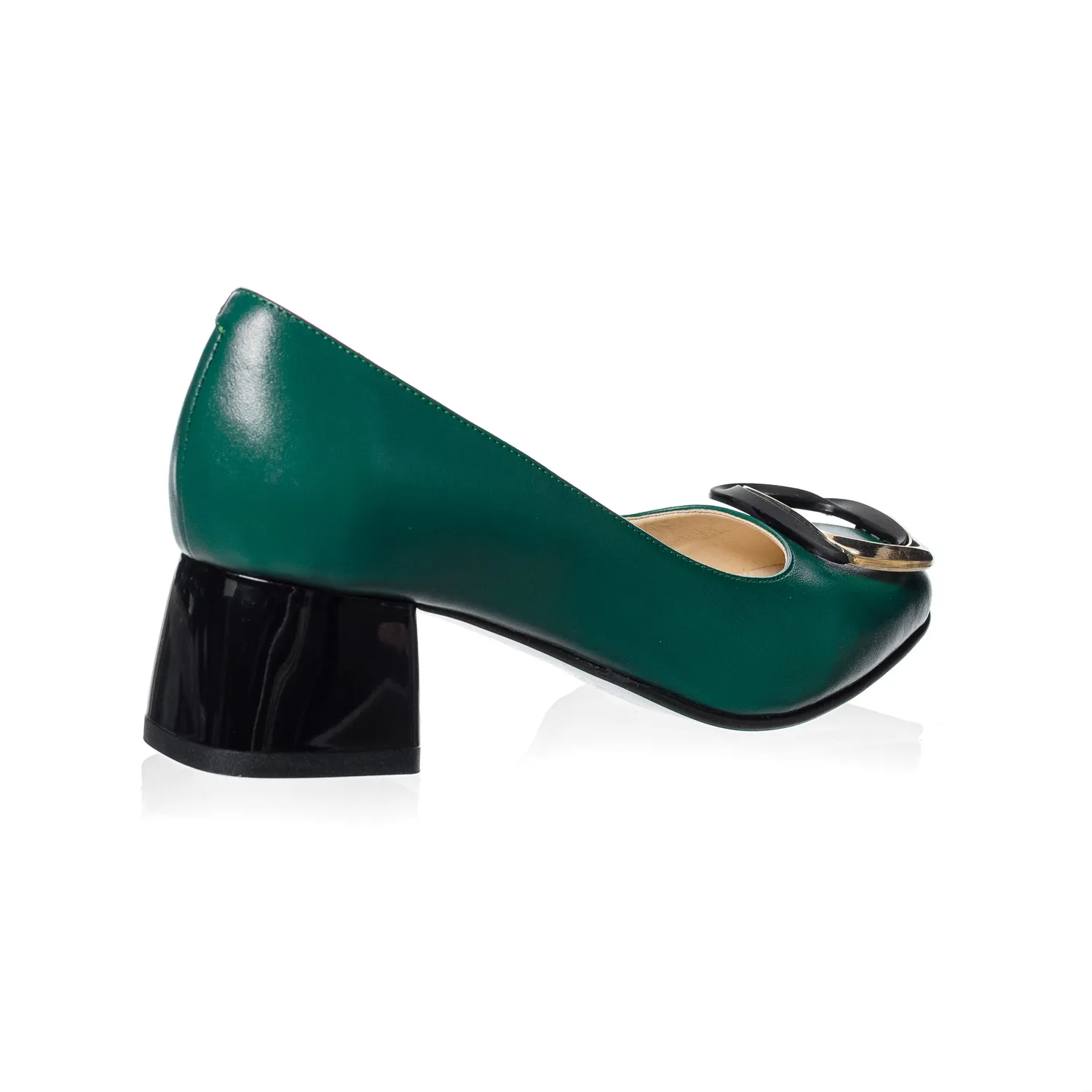 Catinca Shoes A40 VB pantofi dama piele naturala verde box