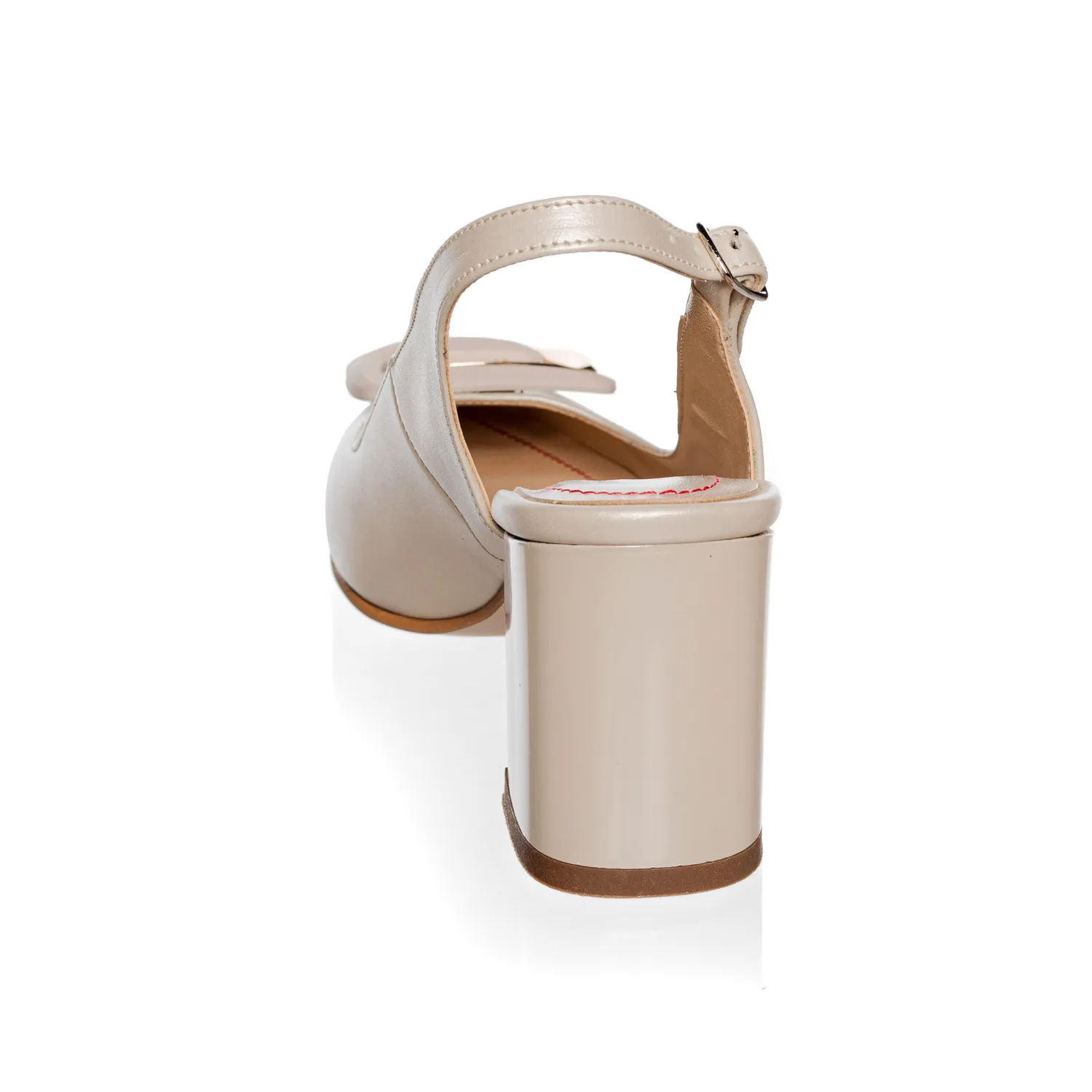 Catinca Shoes D33 BS sandale dama bej sidef piele naturala