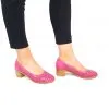 Catinca Shoes T15 RZ pantofi dama roz piele naturala