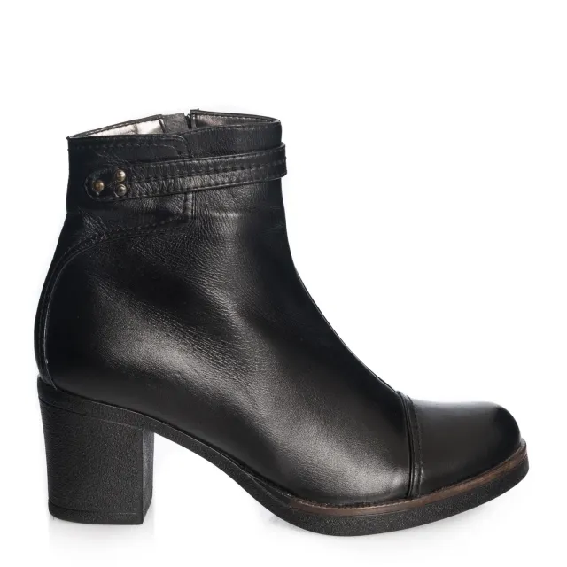 Catinca Shoes 80 NB ghete dama piele negru box