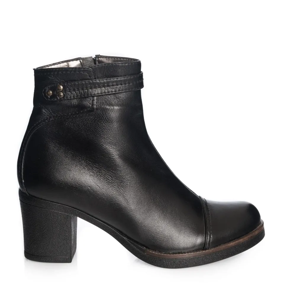 Catinca Shoes 80 NB ghete dama piele negru box