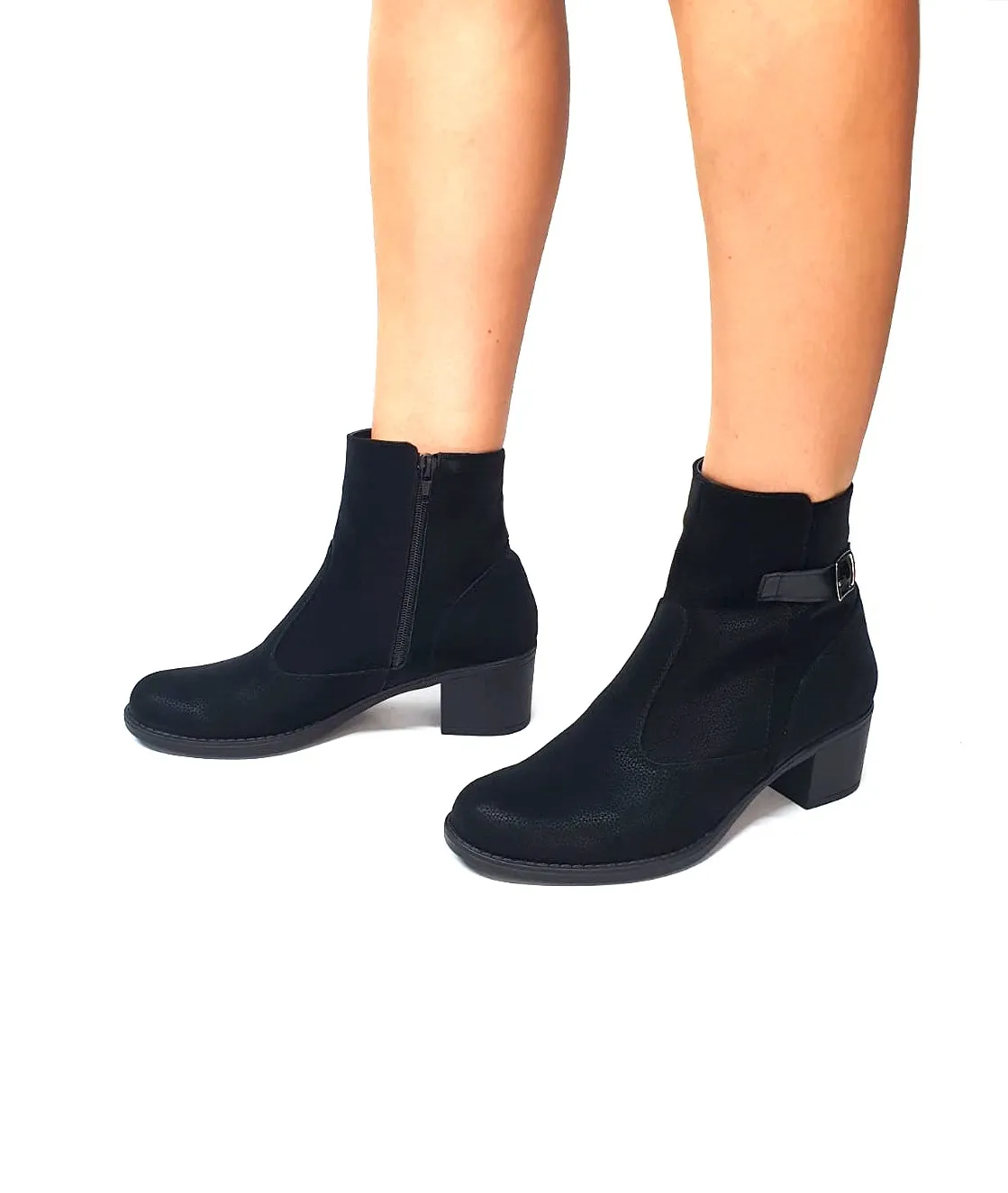 Catinca Shoes Negru Box Bufu GX52 NBB ghete piele negru