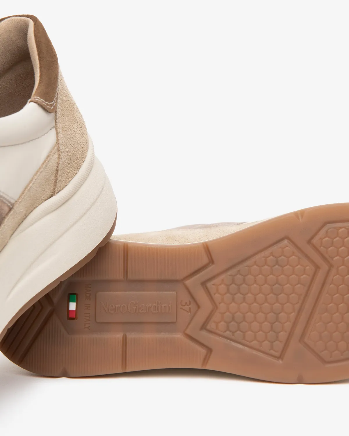 NeroGiardini sneakers dama piele cu platforma 35 mm