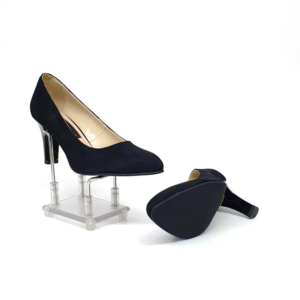 Catinca Shoes A28 NA pantofi dama piele negru antilopa