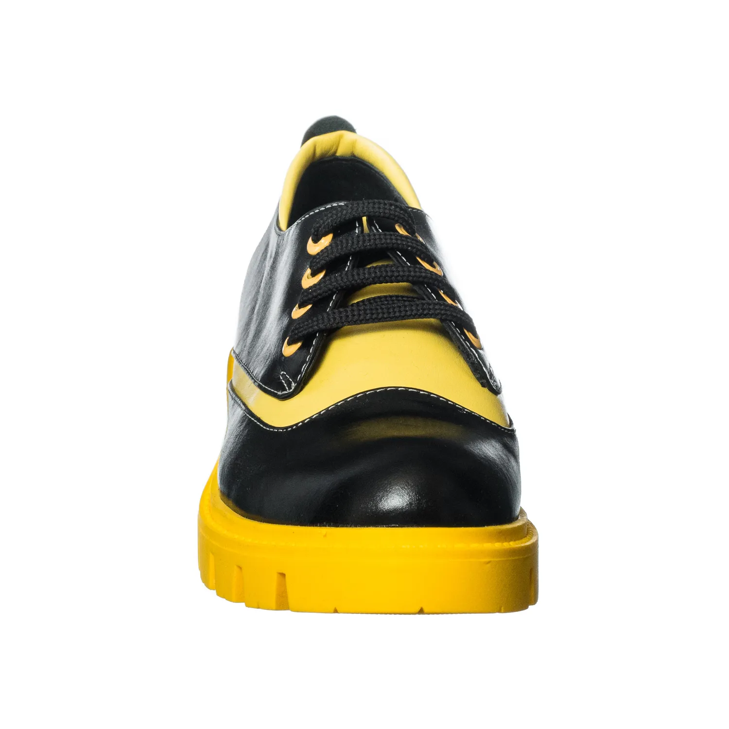 Catinca Shoes X4 NBG pantofi dama piele negru-galben