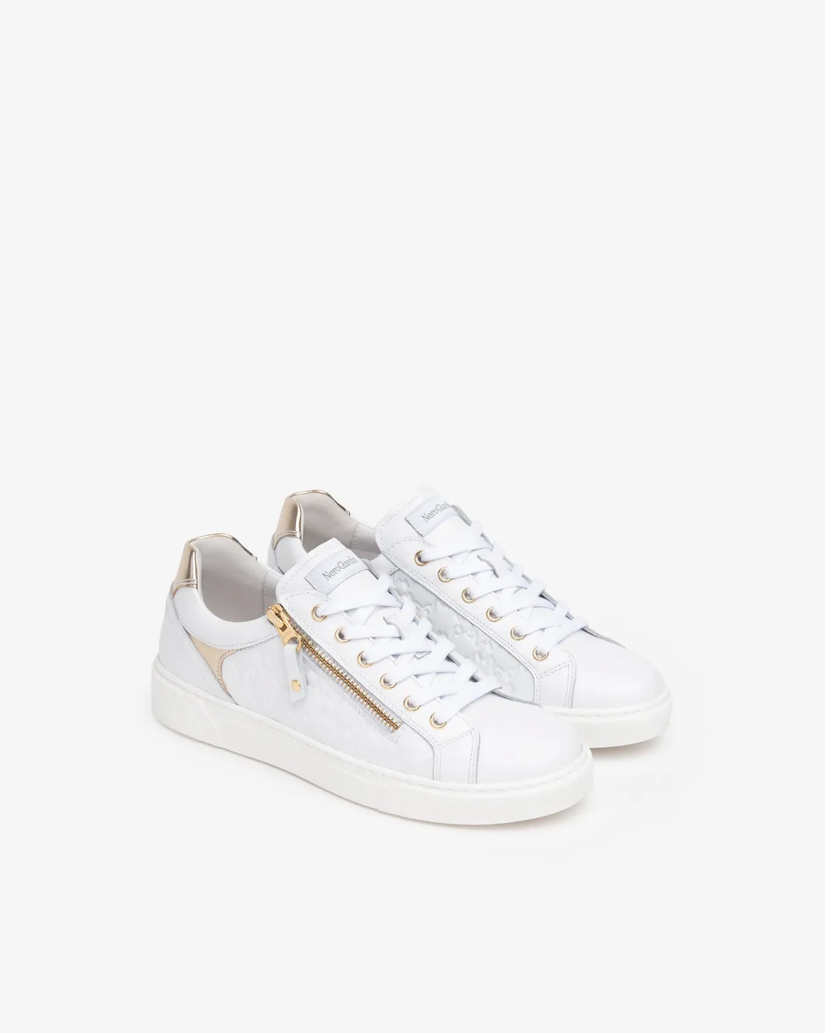 NeroGiardini sneakers damă piele material tehnic