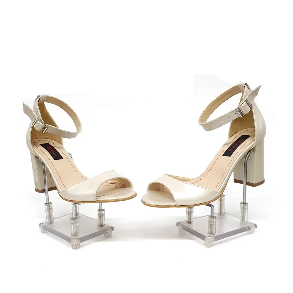 Catinca Shoes D25 BS sandale piele bej sidef