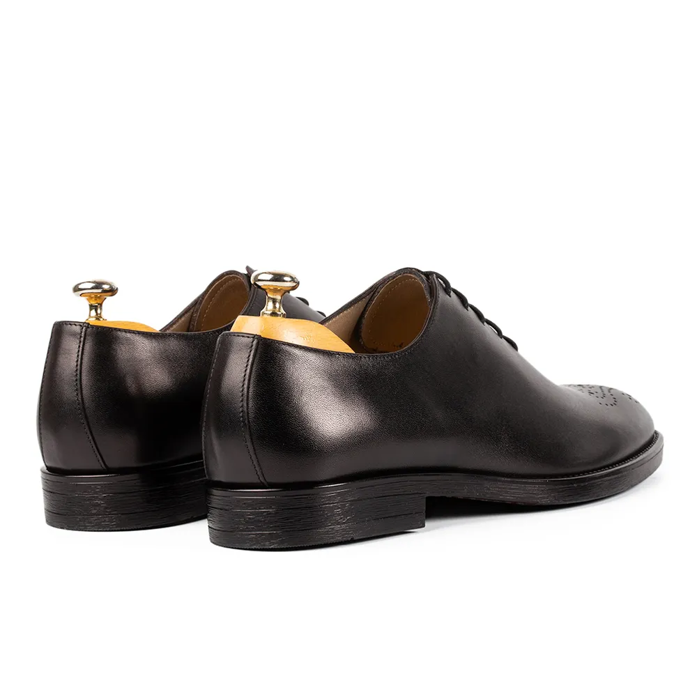 Lucas Shoes Elegant 900 pantofi barbati negru pictati manual