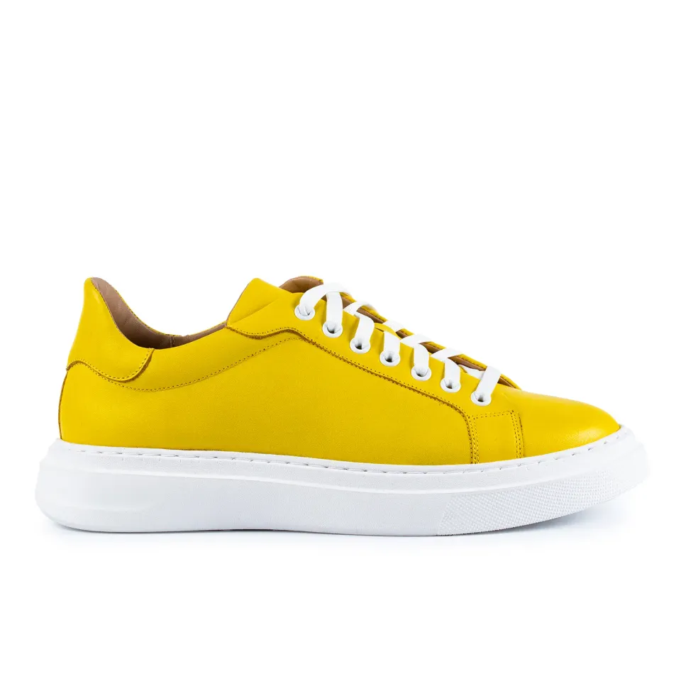 Lucas Shoes 510 Chile sneakers barbati galben piele