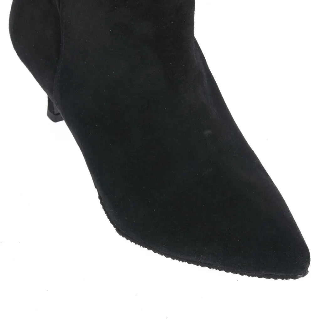 Ana Urbana Shoes Amelia cizme negre toc jos