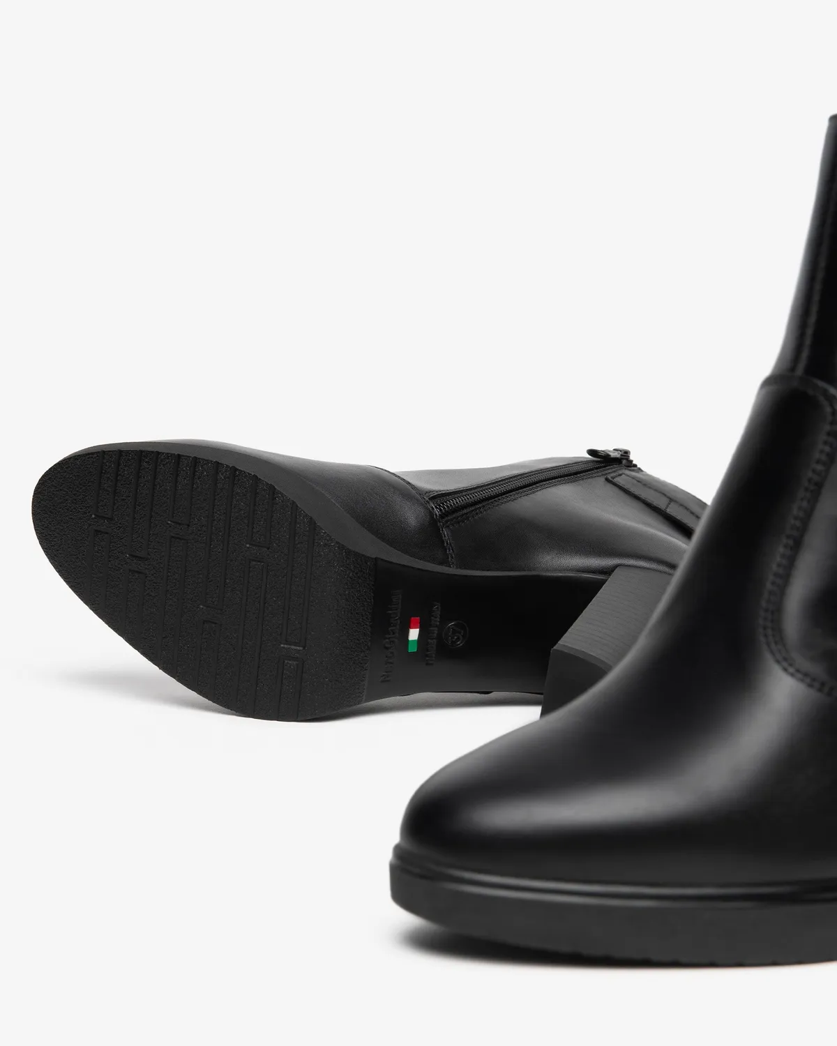 NeroGiardini botine platforma piele dama toc 95