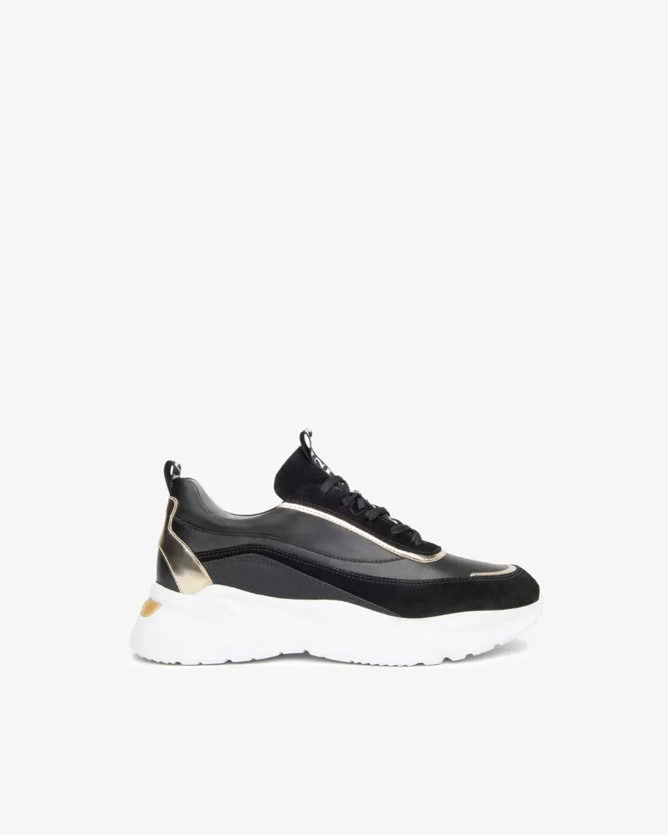 Sneakers damă NeroGiardini piele și piele întoarsă