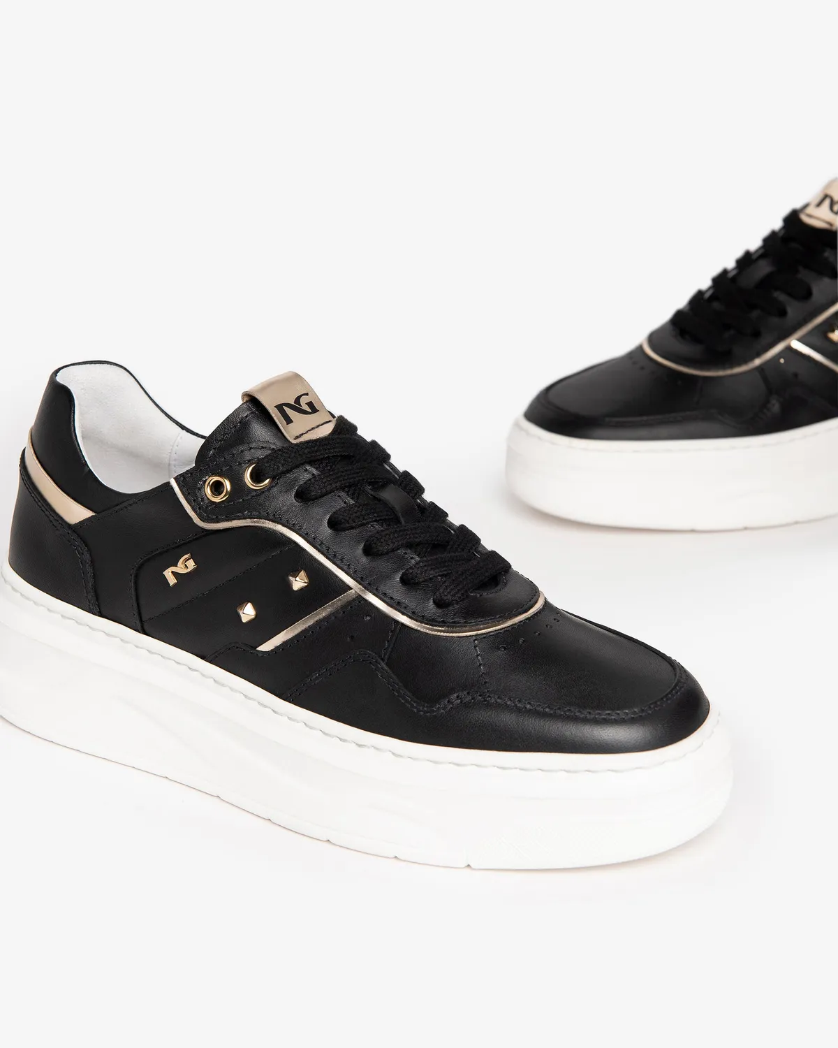 NeroGiardini sneakers piele dama branț DryGo
